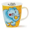 Dunoon Shape: Nevis|Nevis Elephants Mug