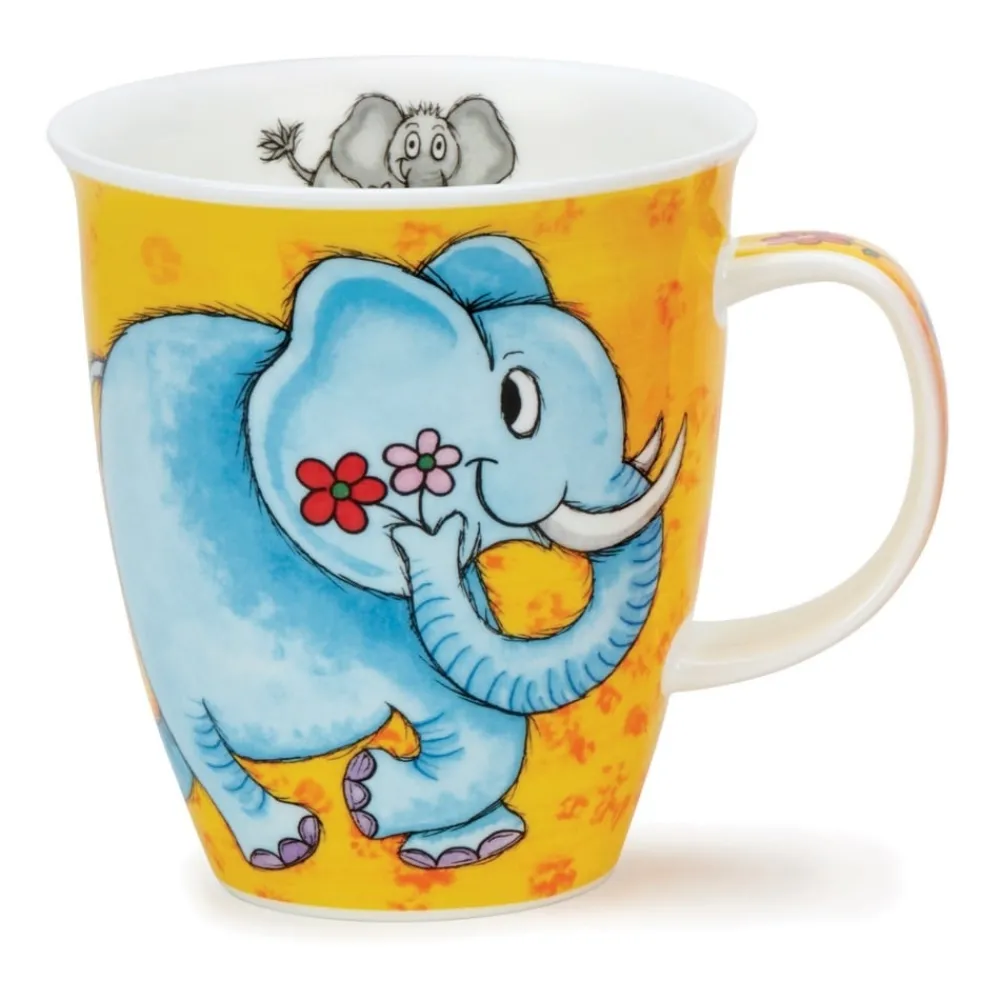 Dunoon Shape: Nevis|Nevis Elephants Mug