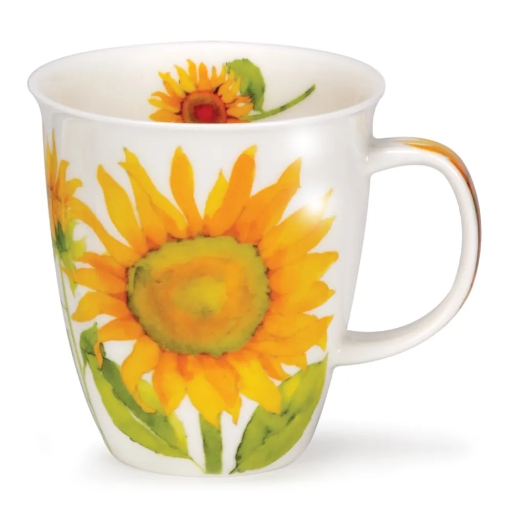 Dunoon Shape: Nevis|Nevis Flora Sunflower Mug