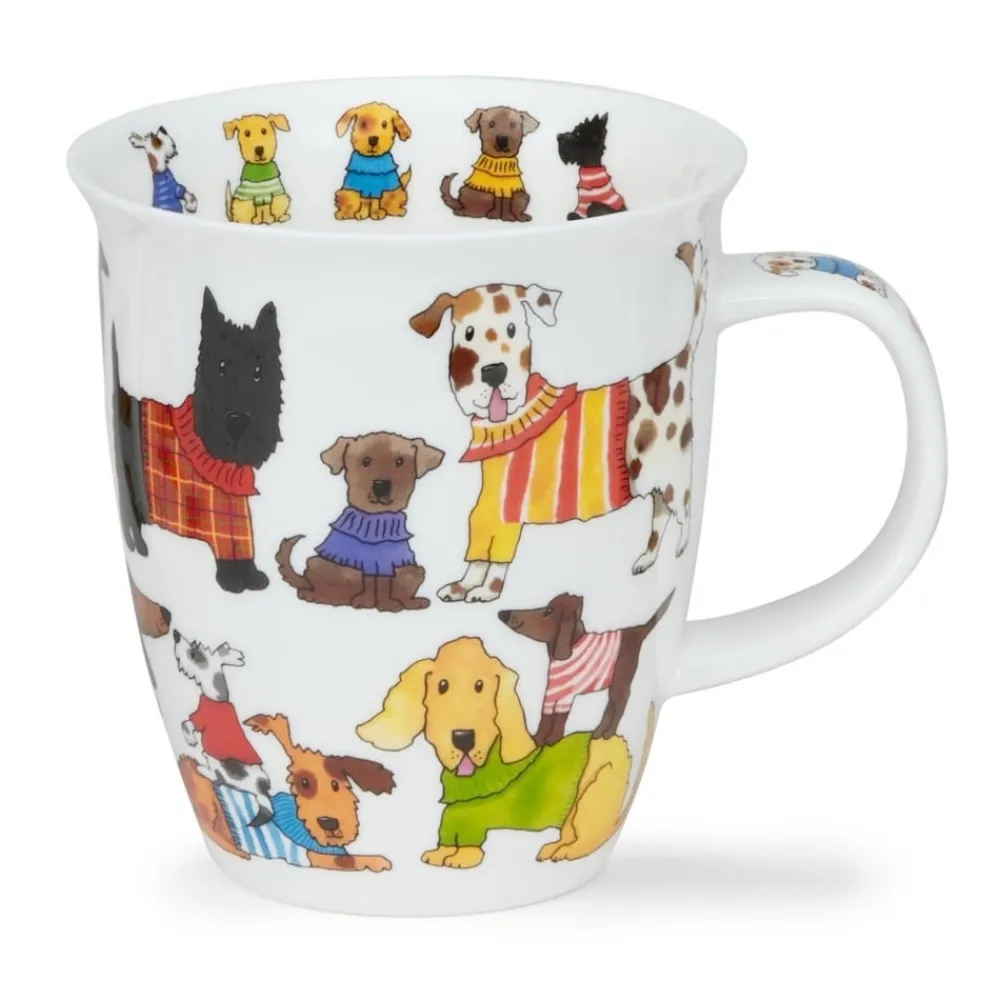 Dunoon Shape: Nevis|Nevis Knitwits Dog Mug