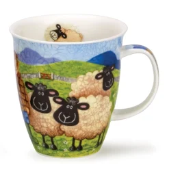 Dunoon Shape: Nevis|Nevis Sheepies Farmer Mug