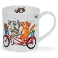 Dunoon Shape: Orkney|Orkney Happy Days Cat Mug