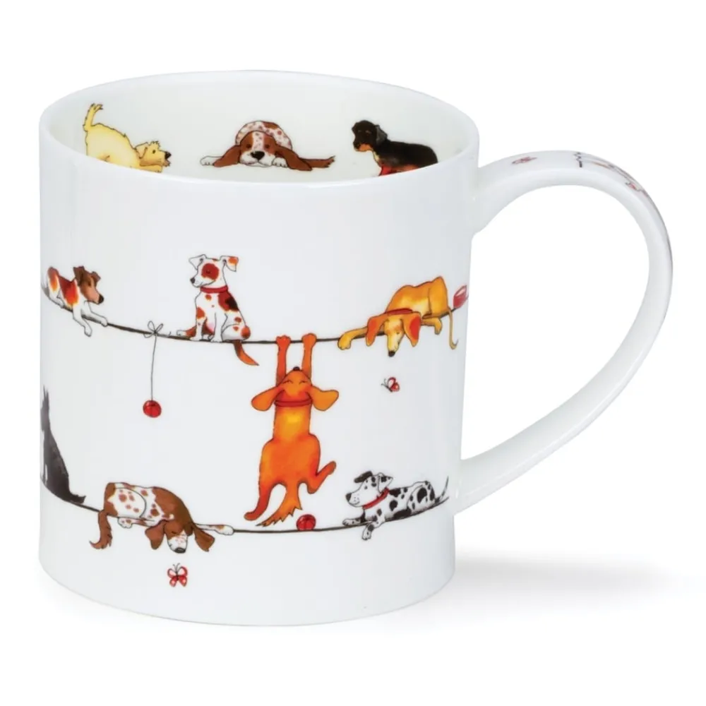 Dunoon Shape: Orkney|Orkney Live Wires Dogs Mug