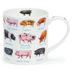Dunoon Shape: Orkney|Orkney On the Farm Pigs Mug