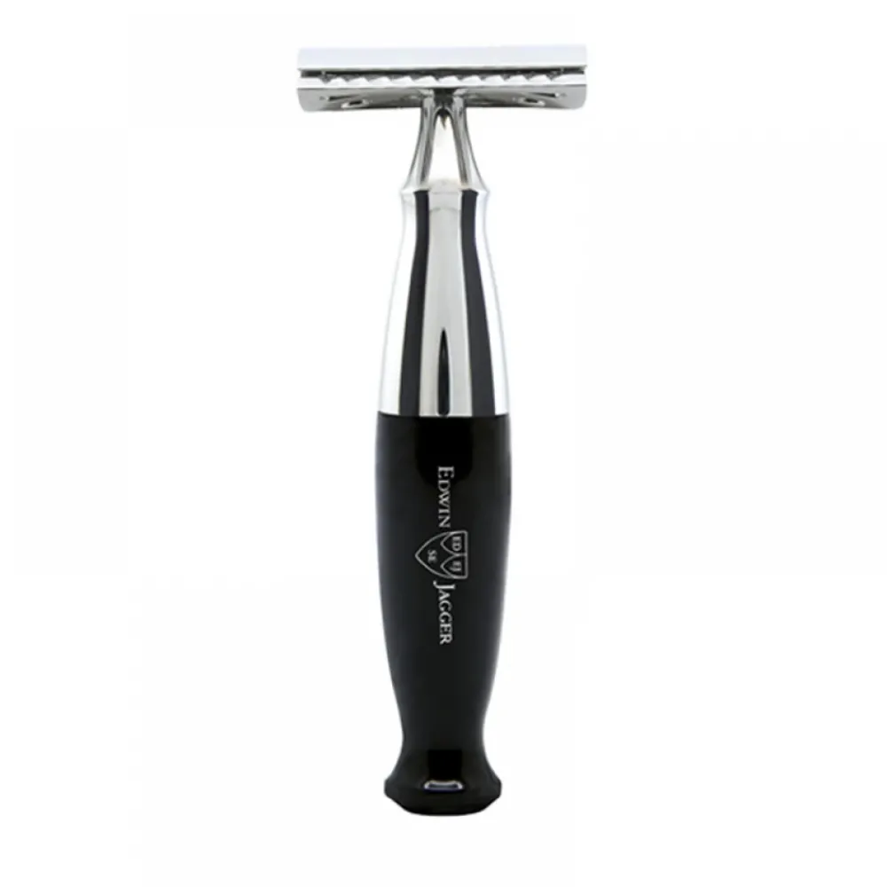 Edwin Jagger Razors|Black & Chrome DE Safety Razor