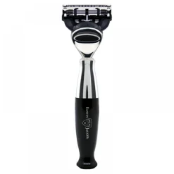 Edwin Jagger Razors|Fusion Black & Chrome Razor