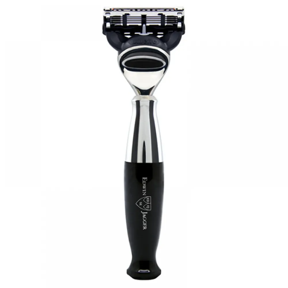 Edwin Jagger Razors|Fusion Black & Chrome Razor