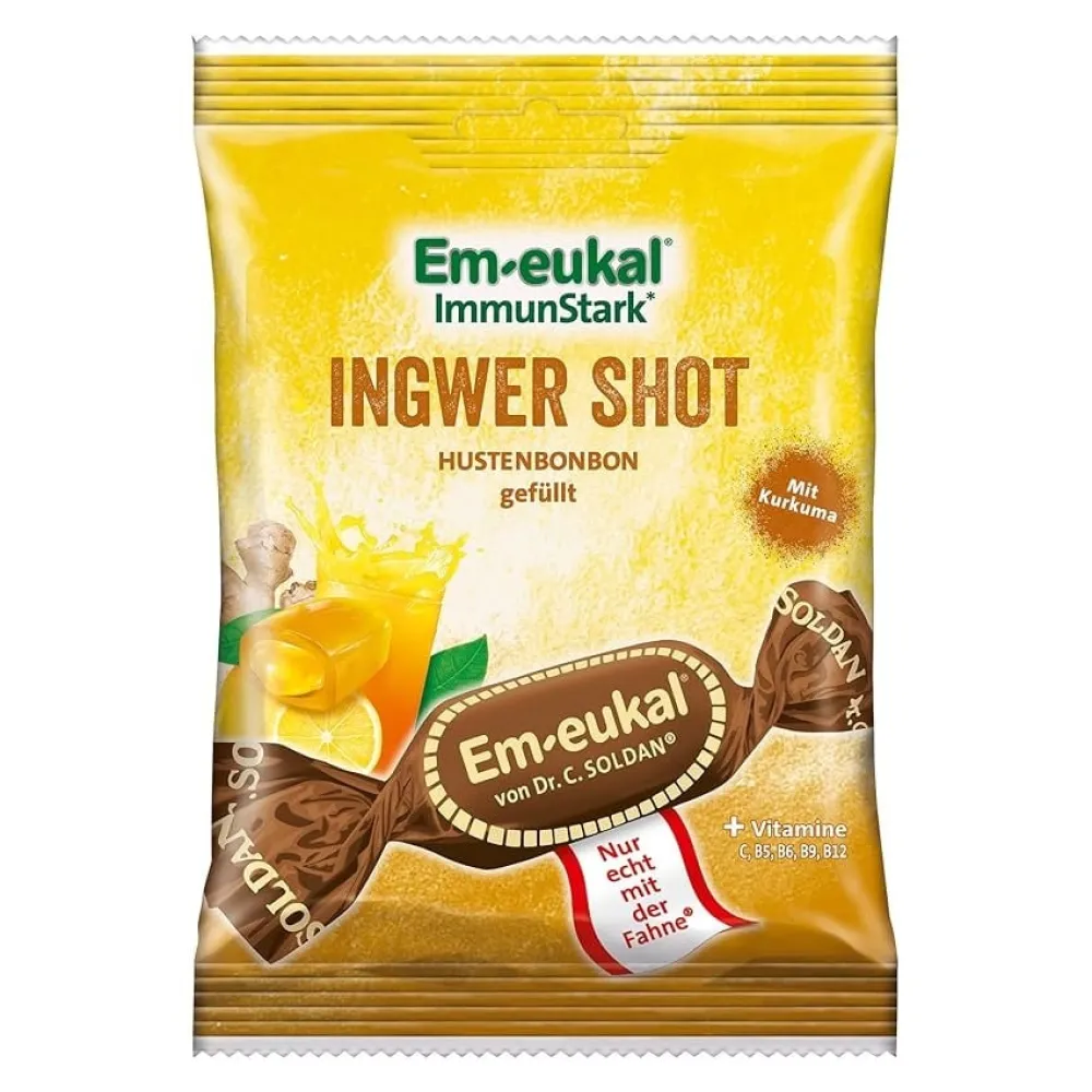 Sweets|Em-eukal Ginger Shot Hard Candy