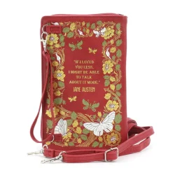 Cultural Icons|Emma Book Clutch Bag