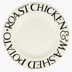 Emma Bridgewater Emma Bridgewater|Black Toast Roast Chicken Dinner Plate