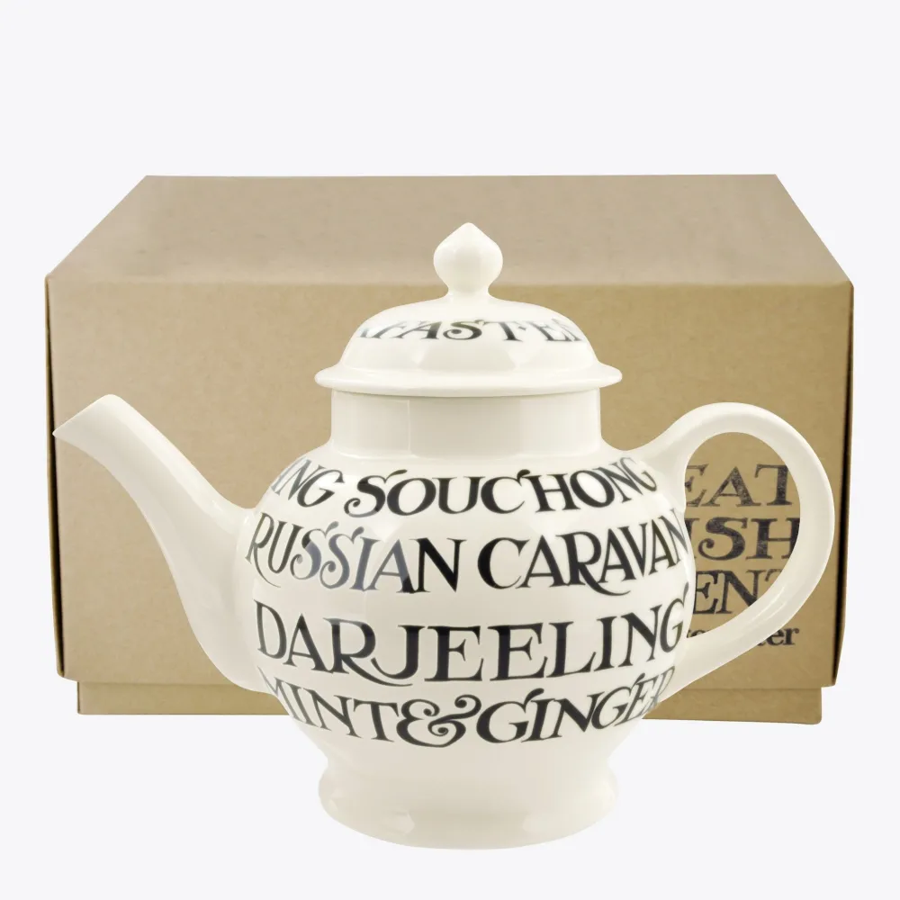 Emma Bridgewater Emma Bridgewater|Teapots|Black Toast 4 Mug Teapot