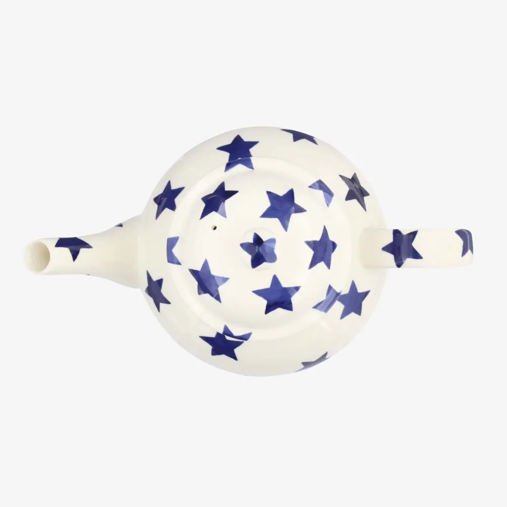Emma Bridgewater Emma Bridgewater|Teapots|Blue Star 4 Mug Teapot