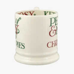 Emma Bridgewater Emma Bridgewater|Assorted Mugs|Christmas Toast & Marmalade Peace & Love 1/2 Pint Mug