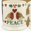 Emma Bridgewater Emma Bridgewater|Assorted Mugs|Christmas Joy Peace 1/2 Pint Mug