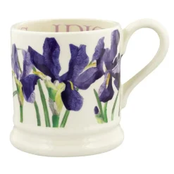 Emma Bridgewater Emma Bridgewater|Flowers Blue Iris 1/2 Pint Mug