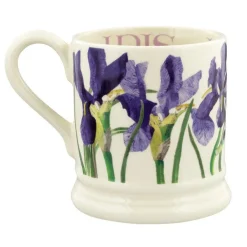 Emma Bridgewater Emma Bridgewater|Flowers Blue Iris 1/2 Pint Mug