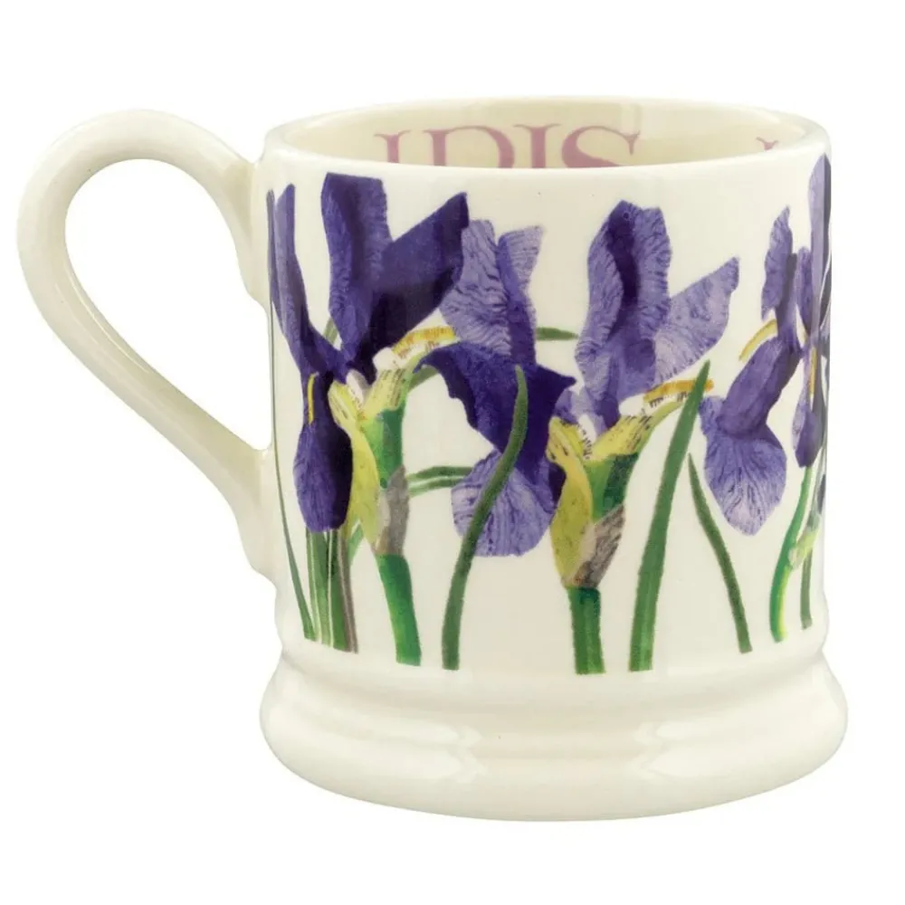 Emma Bridgewater Emma Bridgewater|Flowers Blue Iris 1/2 Pint Mug