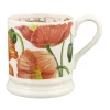 Emma Bridgewater Assorted Mugs|Emma Bridgewater|Flowers Red Poppy 1/2 Pint Mug
