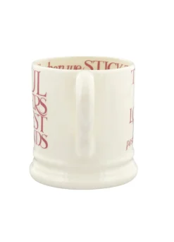 Emma Bridgewater Emma Bridgewater|Assorted Mugs|Pink Toast Soul Sisters 1/2 Pint Mug