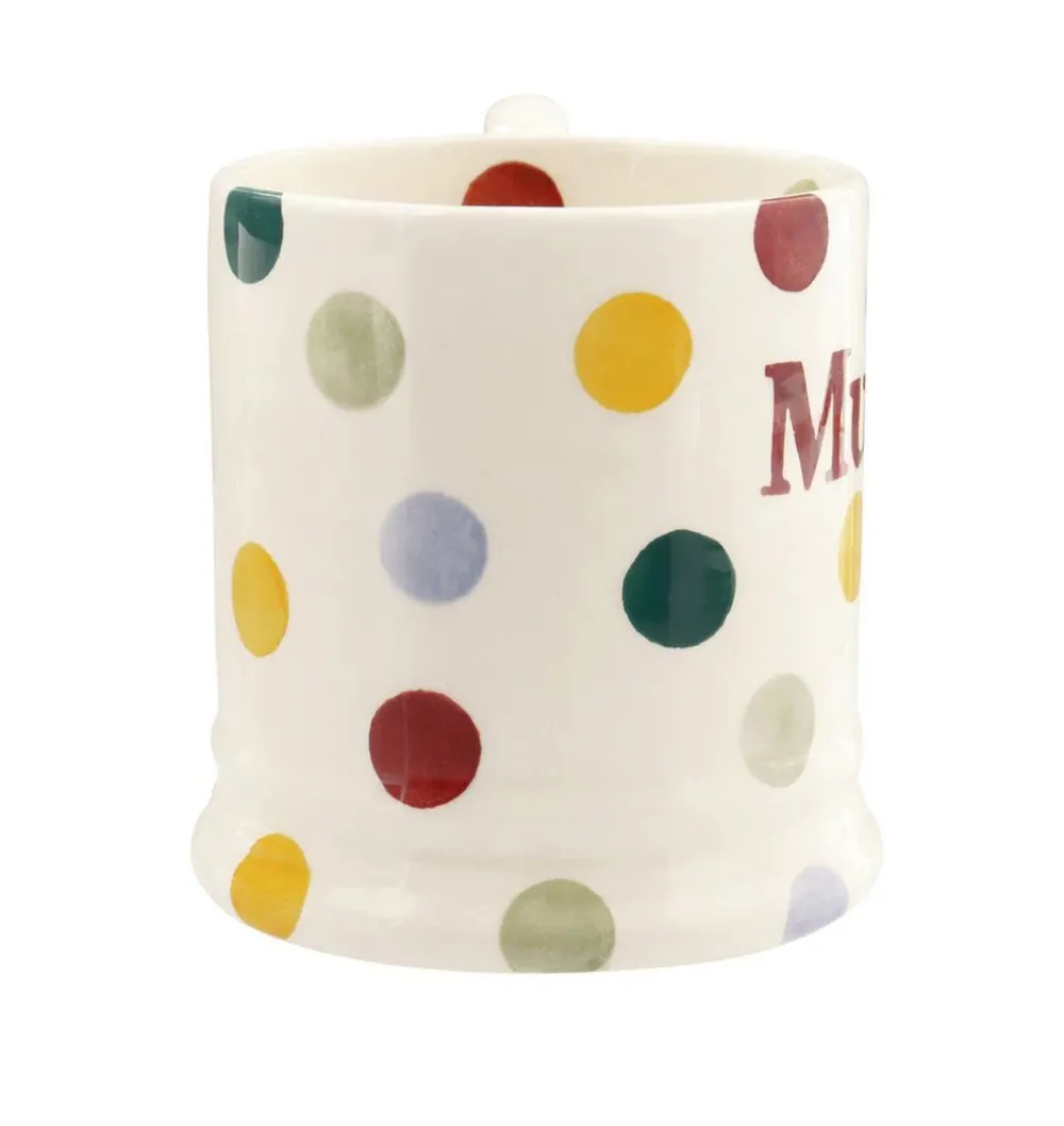 Emma Bridgewater Emma Bridgewater|Assorted Mugs|Polka Dot Mummy 1/2 Pint Mug