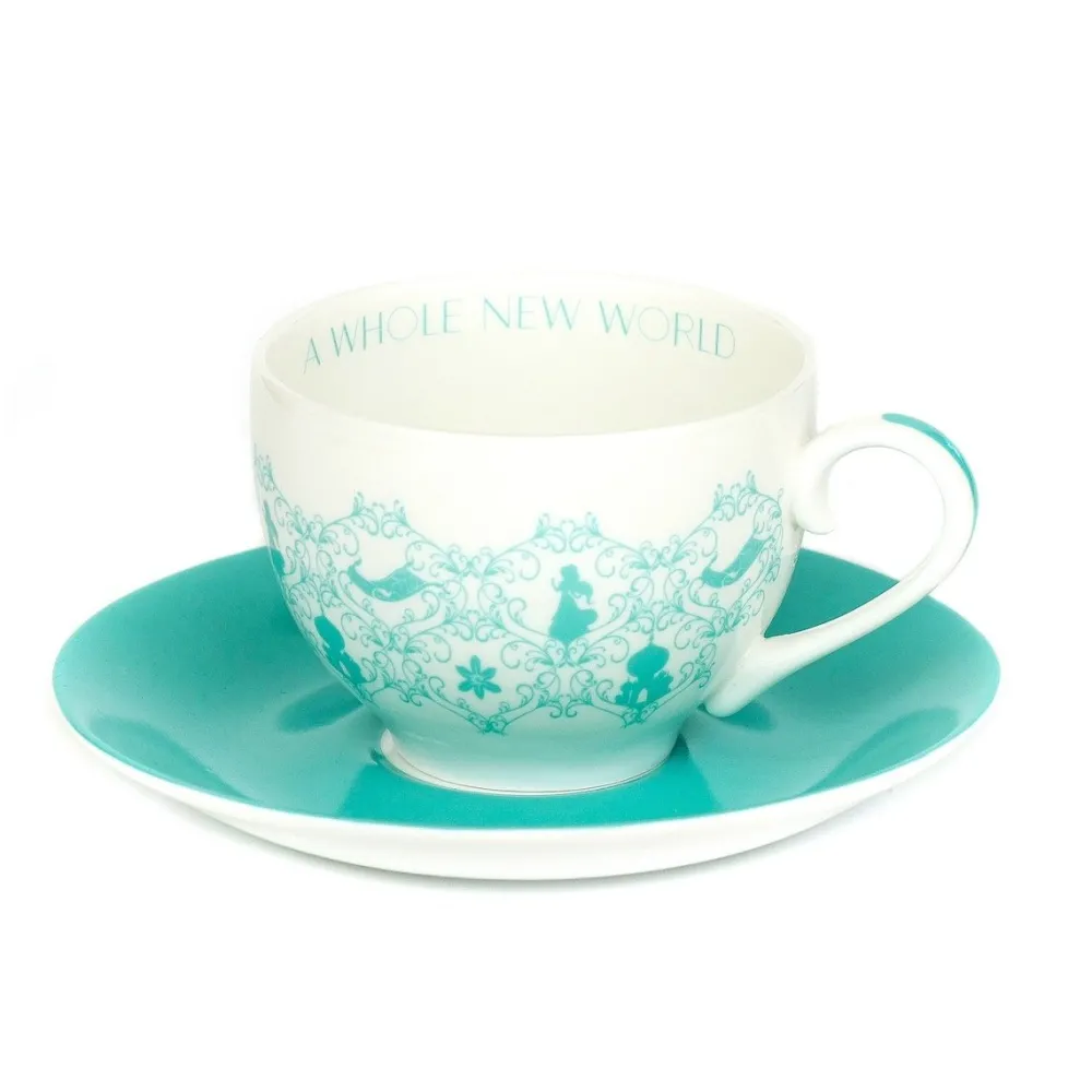 English Ladies Co. Teacups & Saucers|Jasmine Color Story Teacup & Saucer