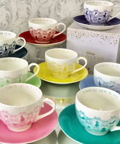English Ladies Co. Teacups & Saucers|Jasmine Color Story Teacup & Saucer