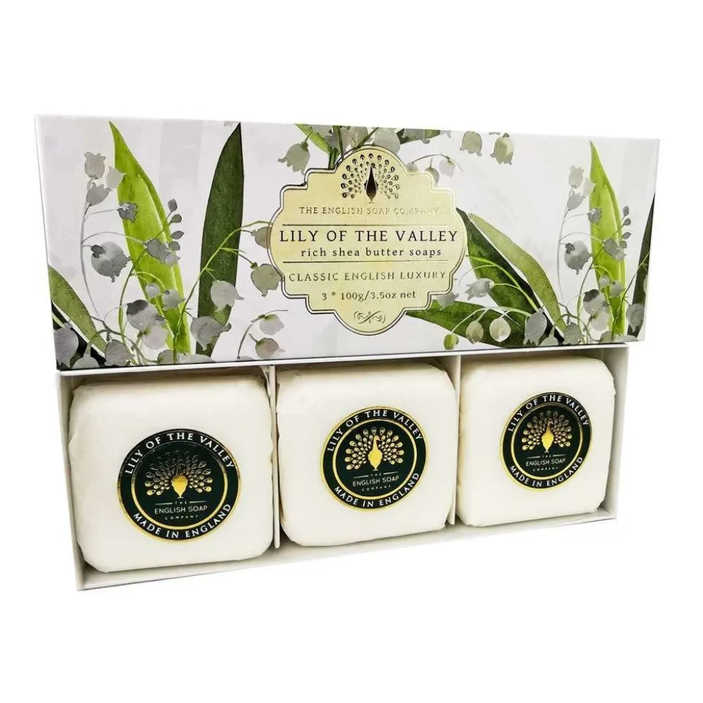 English Soap Co. Bar Soaps|Lily of The Valley Hand Soap Gift Set