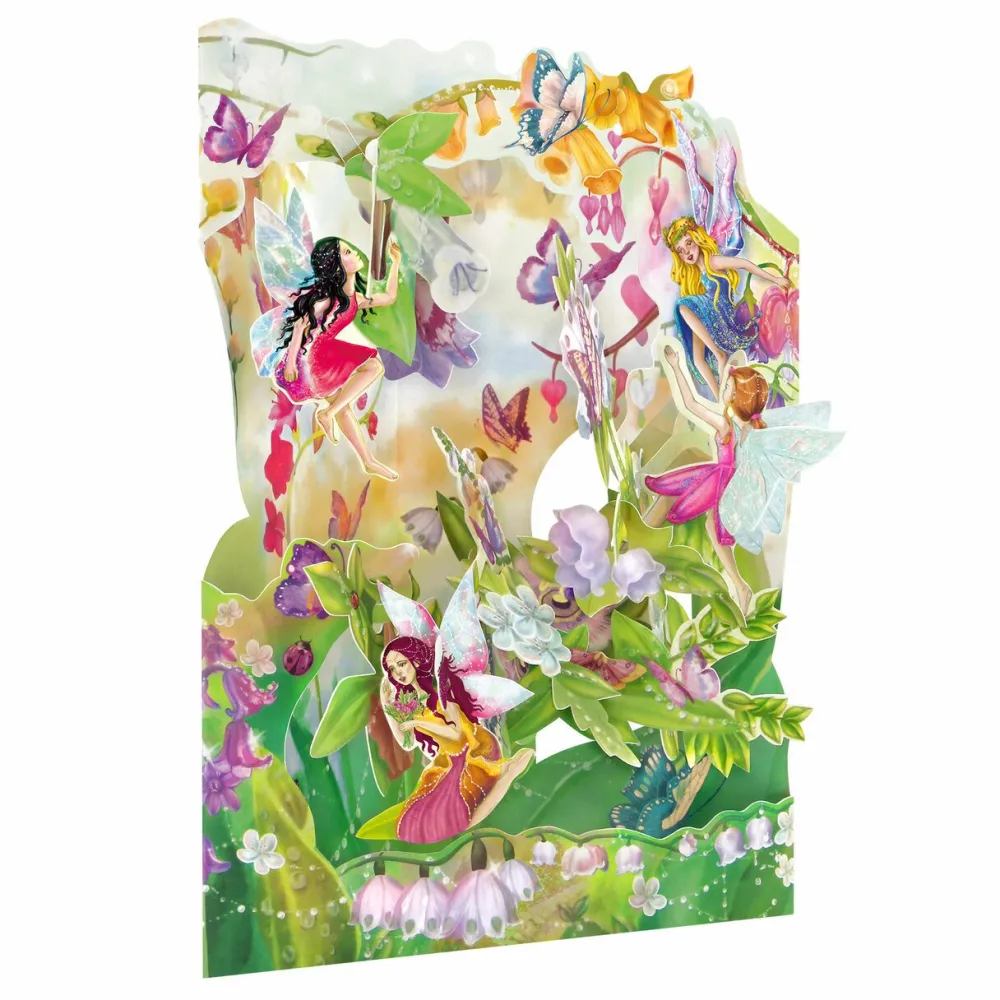 Greeting Cards|Fairies Swing Card