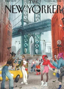 Greeting Cards|#FallStyle New Yorker Cover Greeting Card