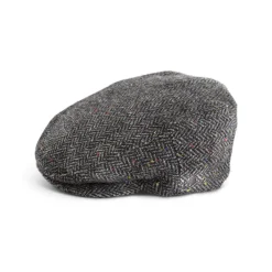 Hats|Fia Grey Herringbone Classic Cap