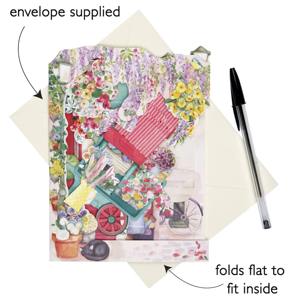 Greeting Cards|Florist & Flower Cart Swing Card