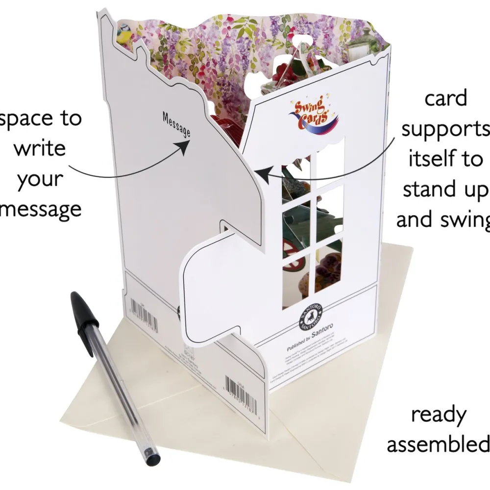 Greeting Cards|Florist & Flower Cart Swing Card
