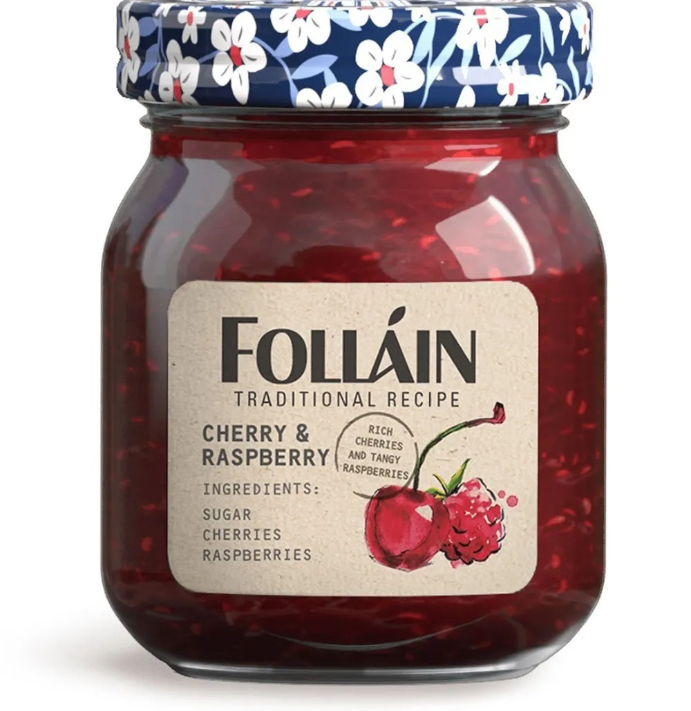 Follain Jams & Marmalade|Cherry & Raspberry Jam