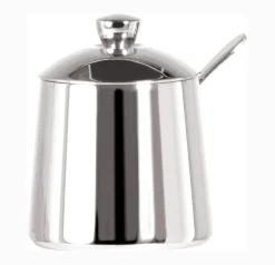Creamers & Sugar Bowls|Frieling Sugar Bowl & Spoon with Mirror Finish