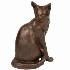 Frith Sculpture Home Accents|Frith Sculpture|Frith Abigail Cat Looking Back Sculpture