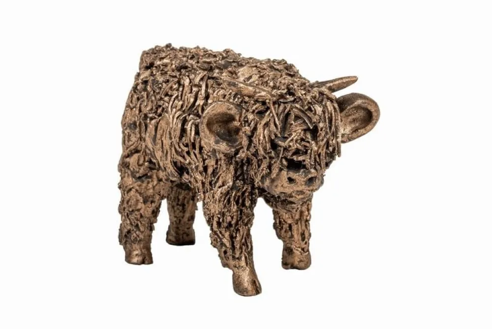 Frith Sculpture Home Accents|Frith Sculpture|Small Highland Bull Calf Sculpture
