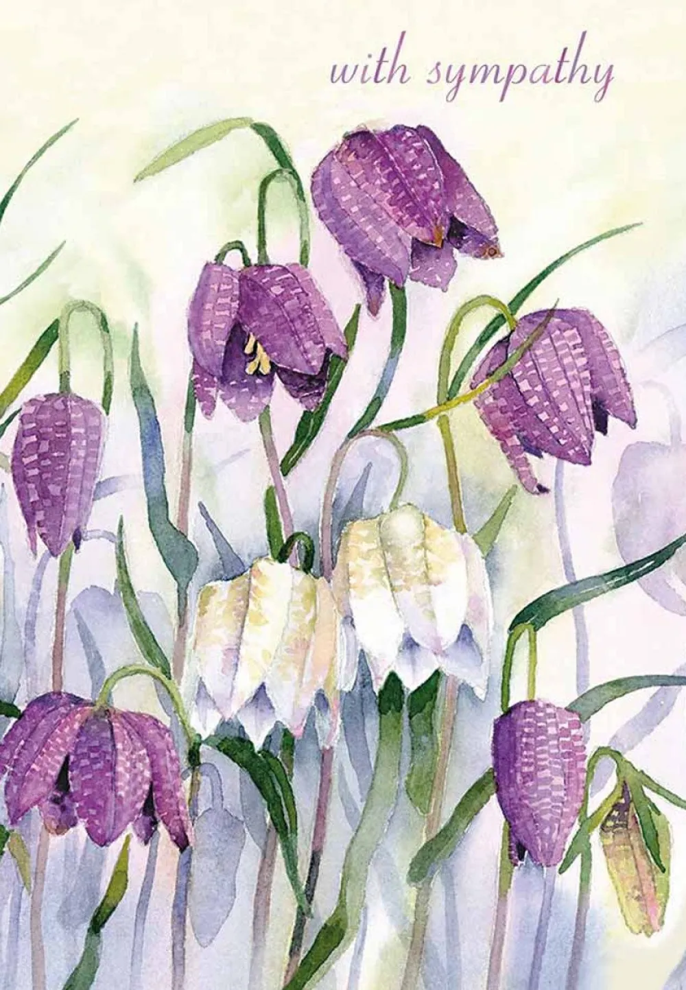 Greeting Cards|Fritillary Lawn Sympathy Card