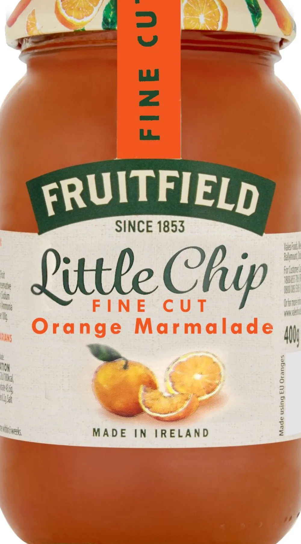 Fruitfield Jams & Marmalade|Little Chip Fine Cut Orange Marmalade