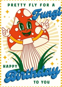 Greeting Cards|Fungi Birthday Card
