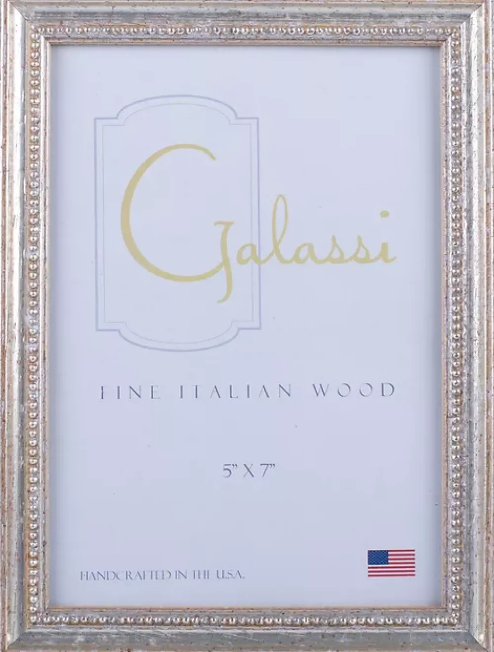 Picture Frames|Galassi 5 inch x 7 inch Silver Audrey Picture Frame
