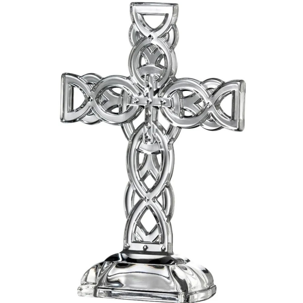 Galway Crystal Home Accents|Galway Crystal|Celtic Standing Cross