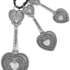 GANZ Kitchen Tools|Heart-Shaped Measuring Spoons Set