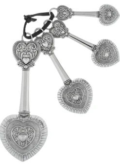 GANZ Kitchen Tools|Heart-Shaped Measuring Spoons Set