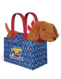 Soft Toys|Toys|Genevieve the Dog in Madeline Tote Bag