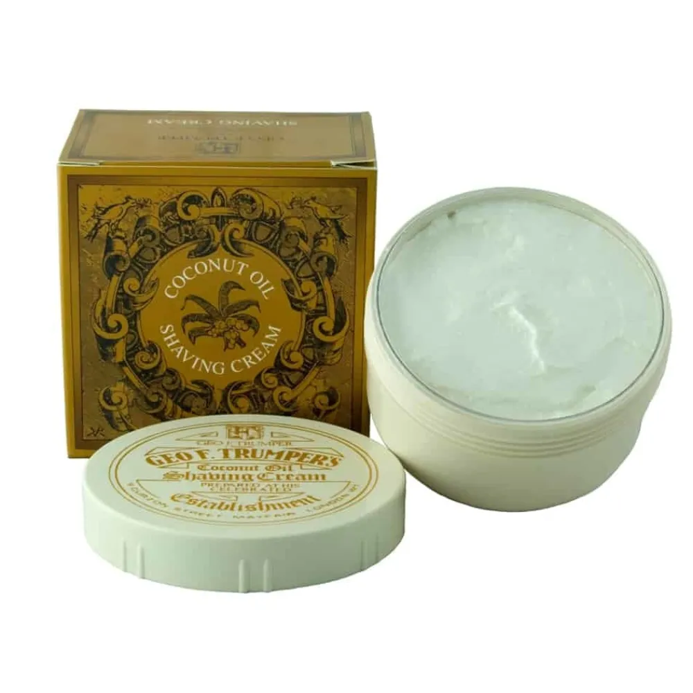 Geo. F. Trumper Shaving Soaps & Cream|Coconut Oil Shaving Cream Pot