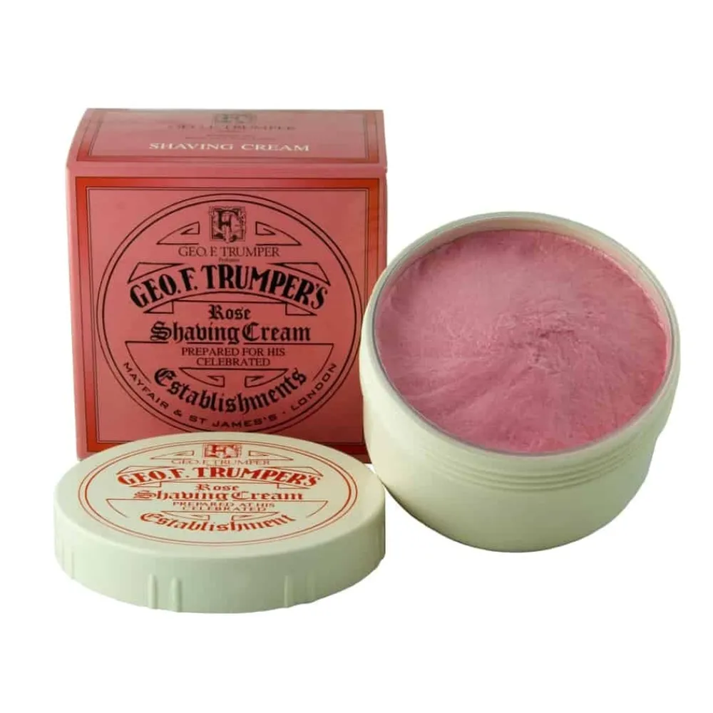 Geo. F. Trumper Shaving Soaps & Cream|Rose Shaving Cream Pot
