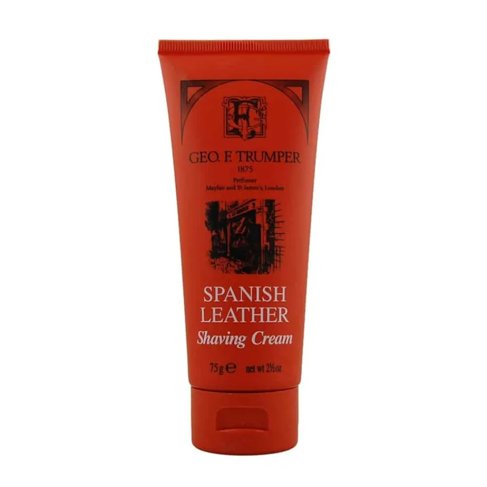 Geo. F. Trumper Shaving Soaps & Cream|Spanish Leather Shaving Cream Tube