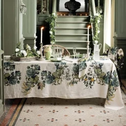 Tablecloths|Giardino Natural 61” Square Tablecloth