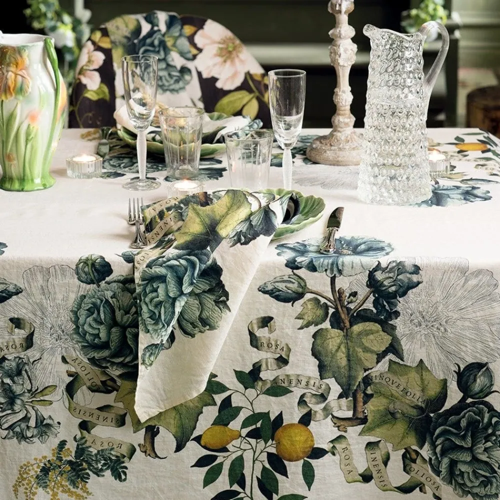 Tablecloths|Giardino Natural 61” Square Tablecloth