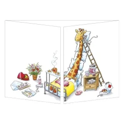 Greeting Cards|Giraffe Get Well Soon Card